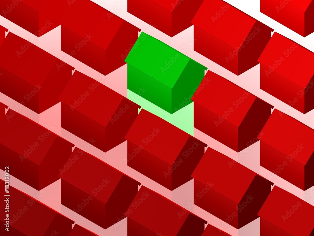 Obraz premium hausbau