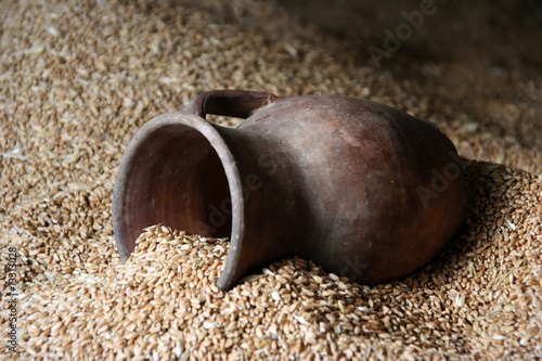 clay pitcher