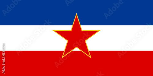 Flag of Yugoslavia photo