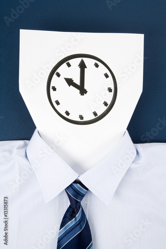 Paper Face and Clock