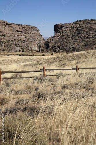 Devil's gate on the Oregon Trail.