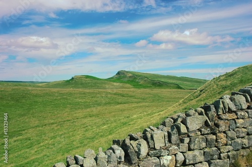 Fototapeta Hadrian's wall in northern England
