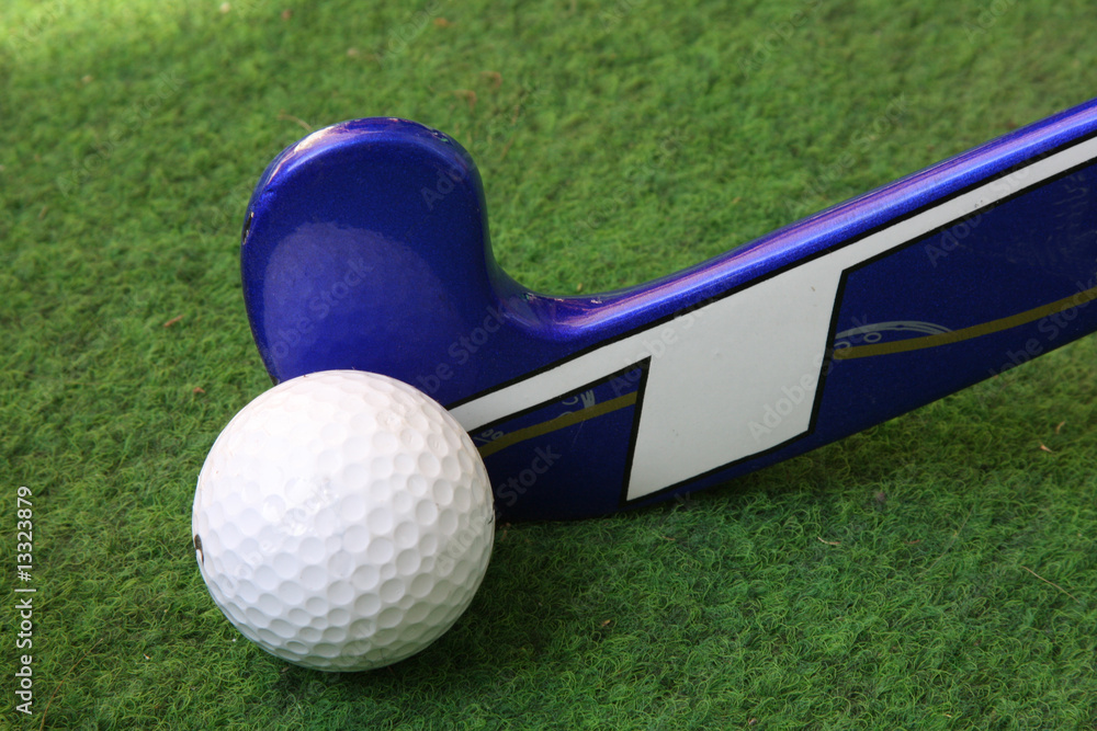 Naklejka premium Hockey-Schläger