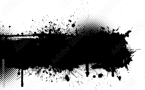 Ink splat grunge