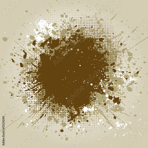 Grunge splatter