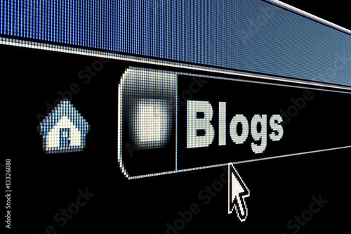 Internet Blogs Concept