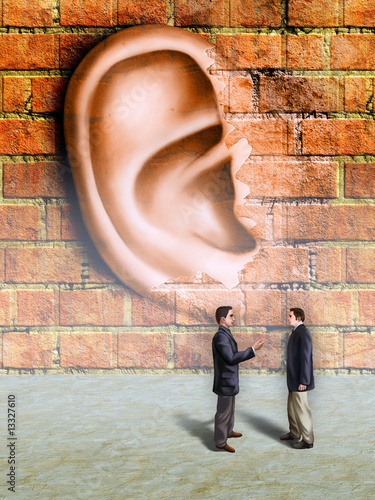 Fotografie Walls have ears