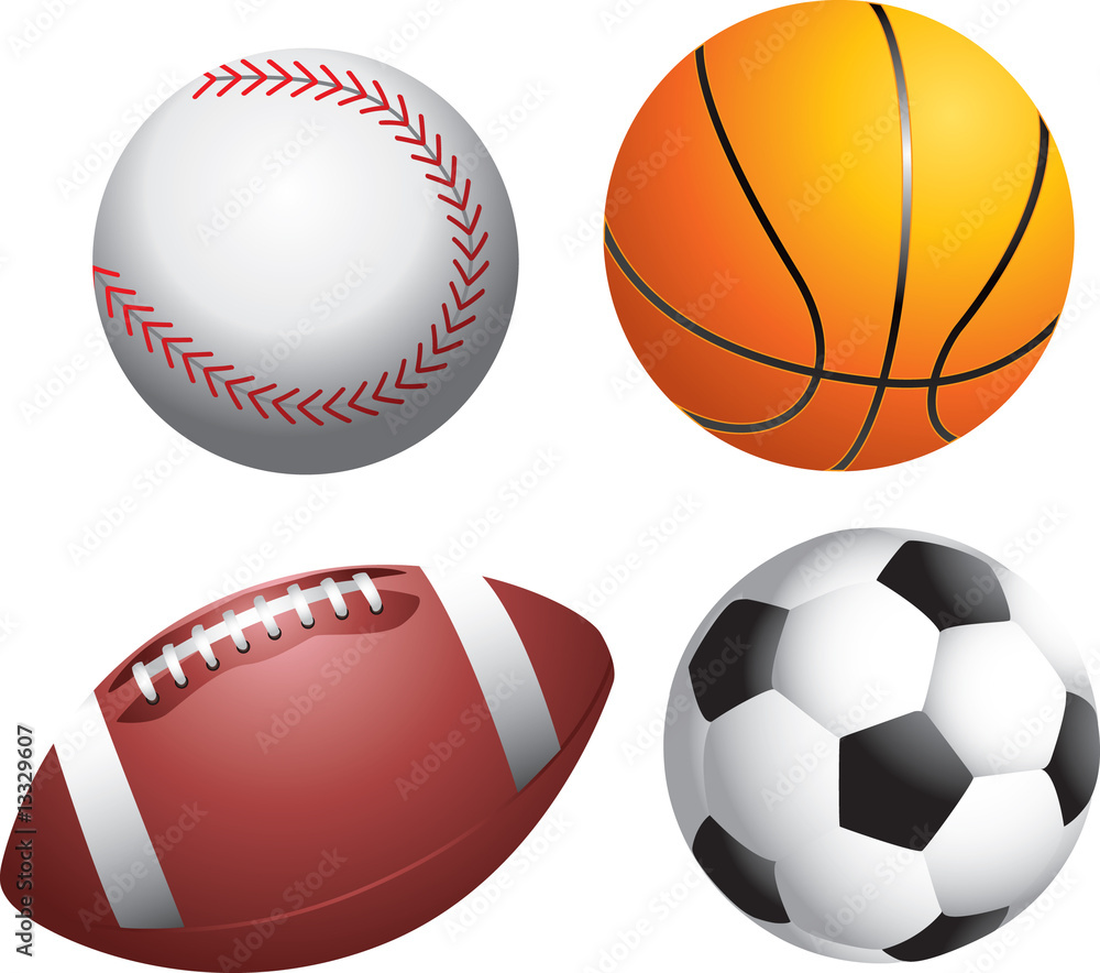 Fototapeta premium Multiple Sports Balls