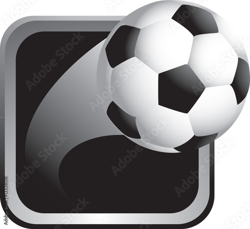 Soccer ball thrown