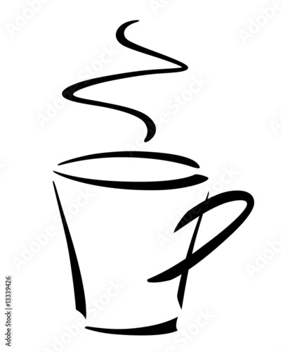 Cup from coffee.