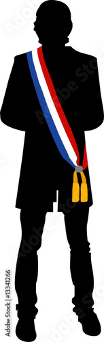 Silhouette de Maire Français
