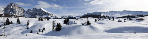 Dolomiten im Winter Panorama © Blickfang