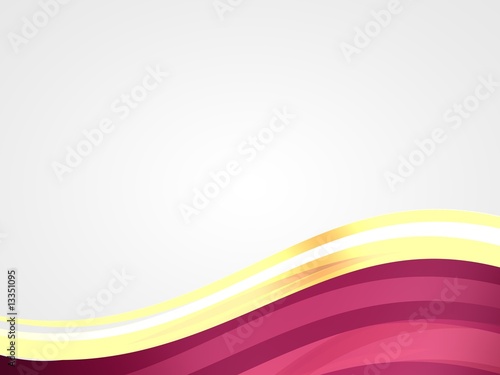 gold magenta band