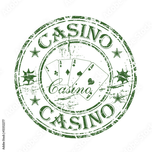 Casino rubber stamp
