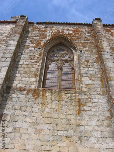 ventana iglesia santa maria la mayor, trujillo photo