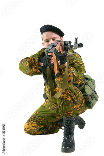 The soldier