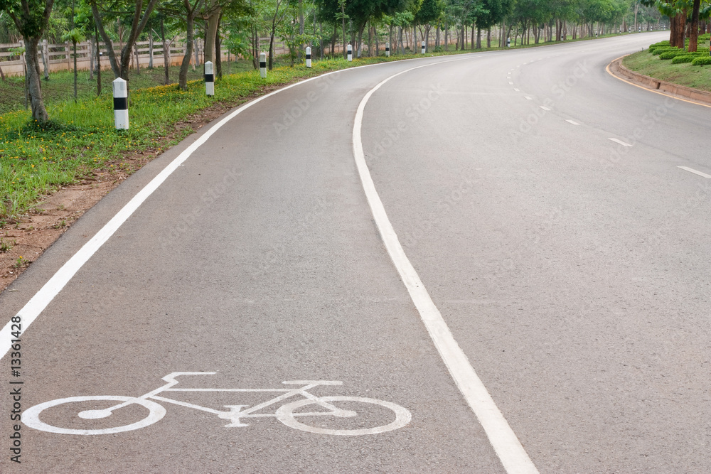 Obraz premium Bike lane