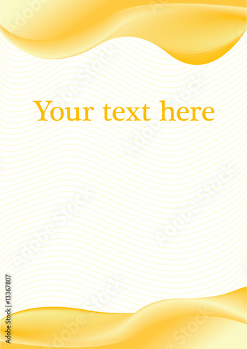 Corporate yellow template