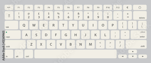 Vector Keyboard photo