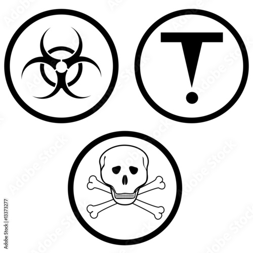class D of hazardous materials. vector illustration