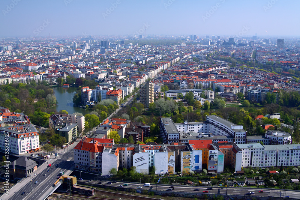 Obraz premium West-Berlin von oben