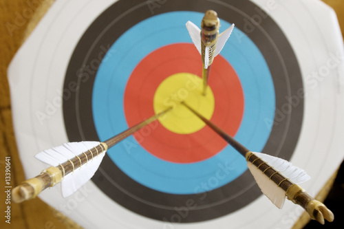 target and arrows photo