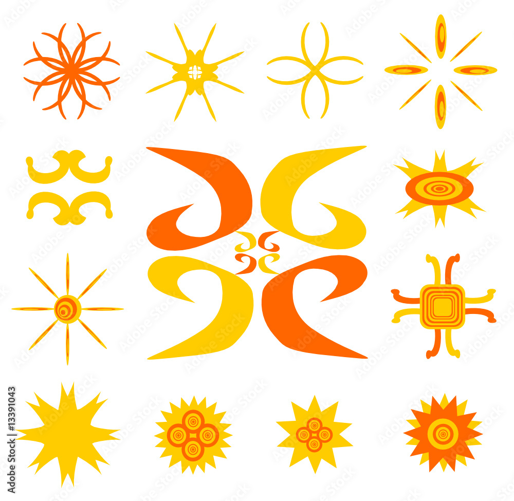 Sun Symbolic Icon Set