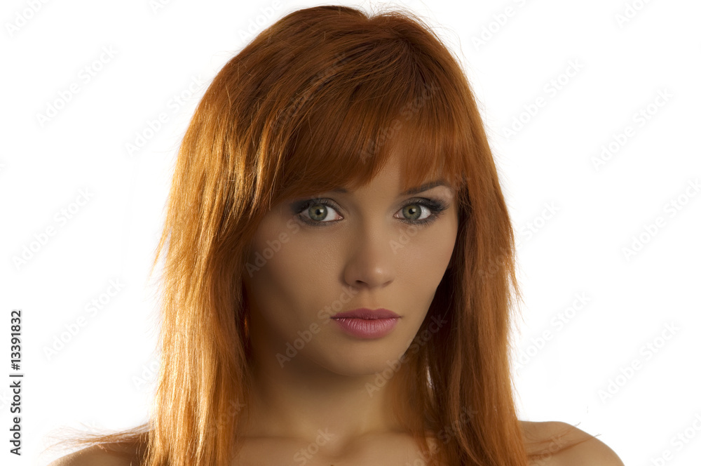 red haired woman red haired woman