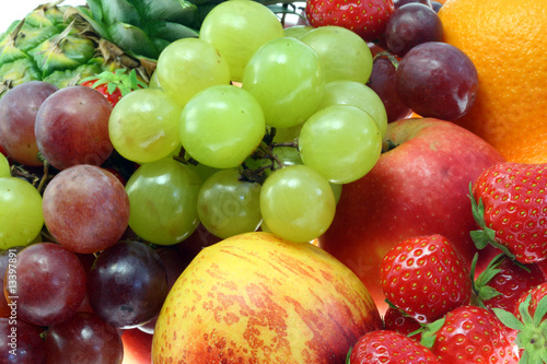 Fototapeta Naklejka Na Ścianę i Meble -  Ripe, summer fruits.