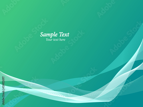 abstract blue and green vector background