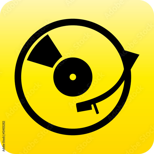 Record player web button