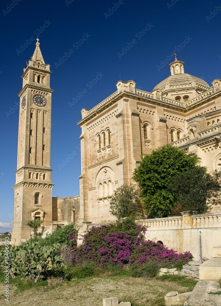 basilica of ta pinu near gharb on gozo island, malta