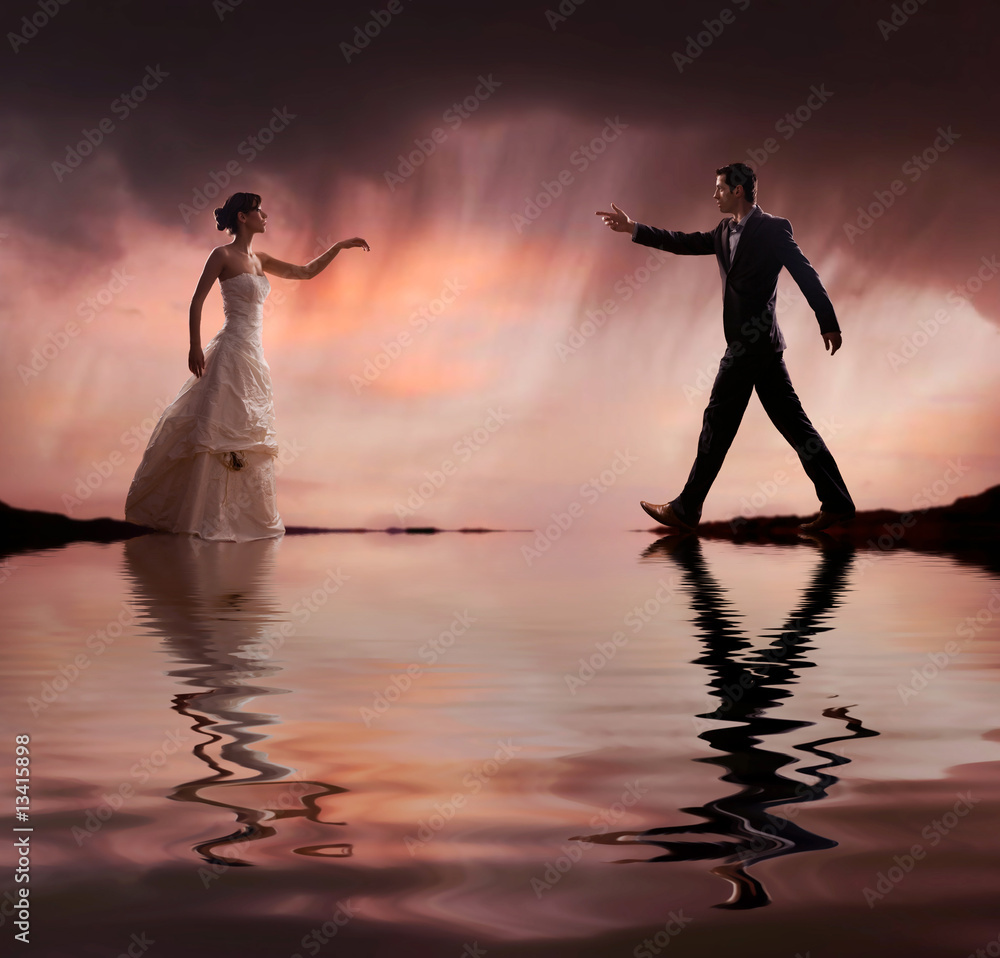 Fine art style wedding photo Fine art style wedding photo