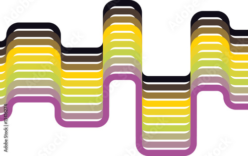 Retro lines - vector