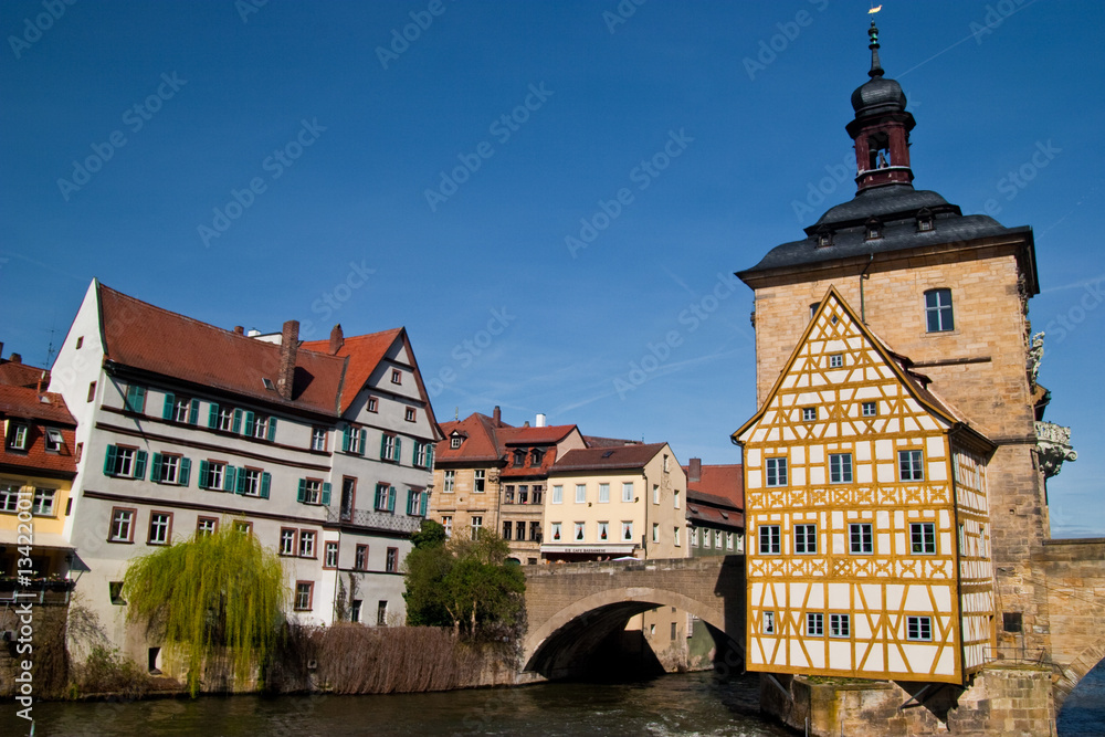 Obraz premium Altstadt von Bamberg, Deutschland