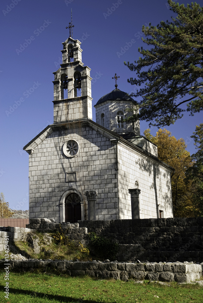 church in cetinje, montenegro