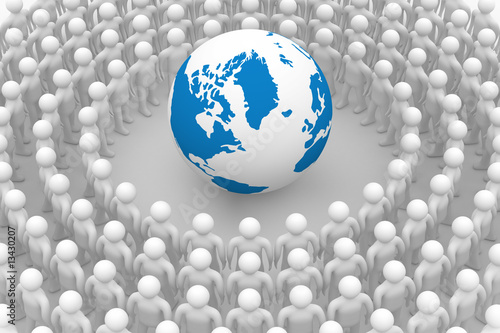 Conceptual image of teamwor...