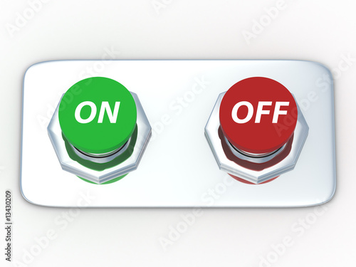 Buttons with an inscription...