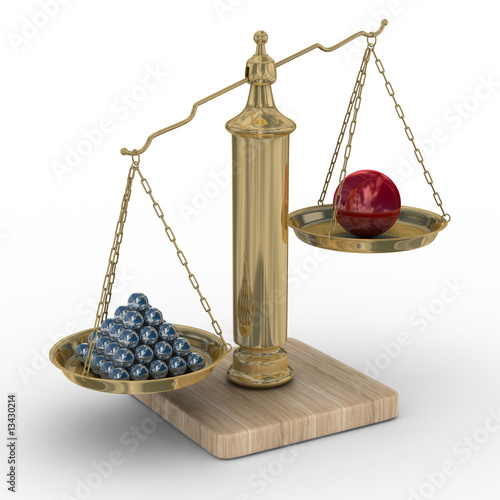 leadership concept on a whi...