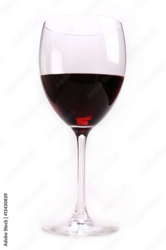 Copo de vinho tinto