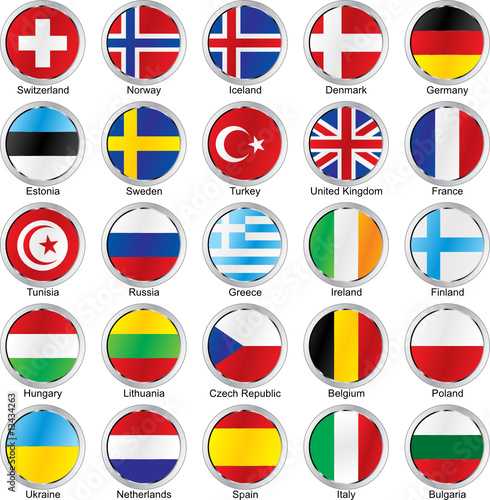 isolated flags