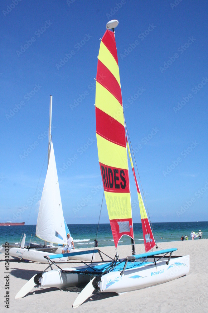 Naklejka premium Sailboats - Ft Lauderdale
