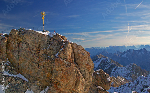 Der Blick von der Zugspitze