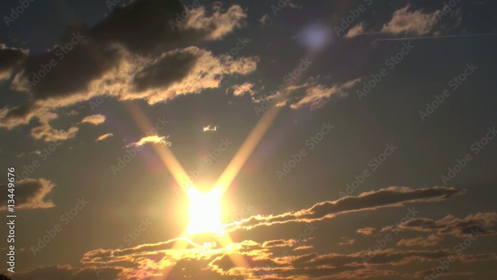 sonnenuntergang im zeitraffer