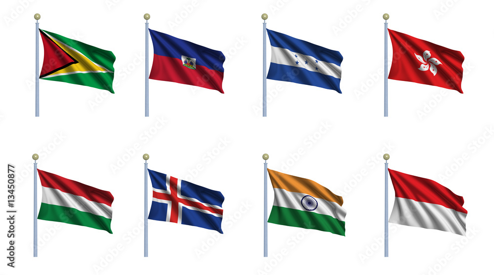 World Flag Set 10 World Flag Set 10