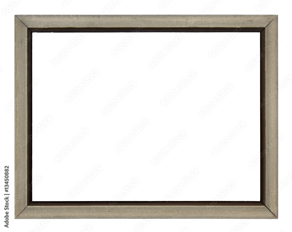 Obraz premium Wooden picture frame with clipping path