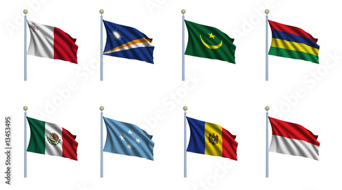 World Flag Set 15