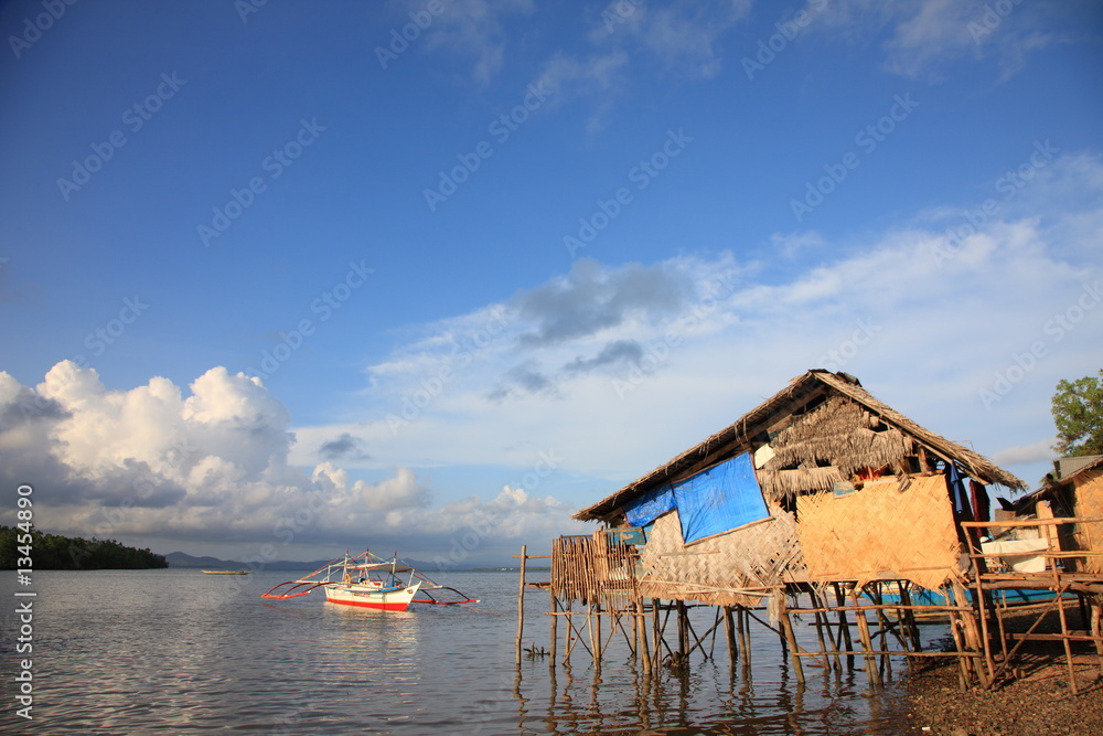 Philippine fishing village