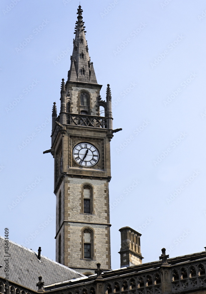 Horloge de l'ancien bâtiment des Postes - Gand, Belgique