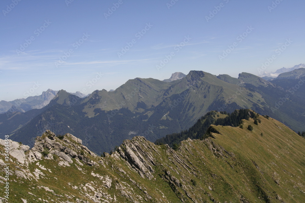 Fototapeta premium Montagne l'été